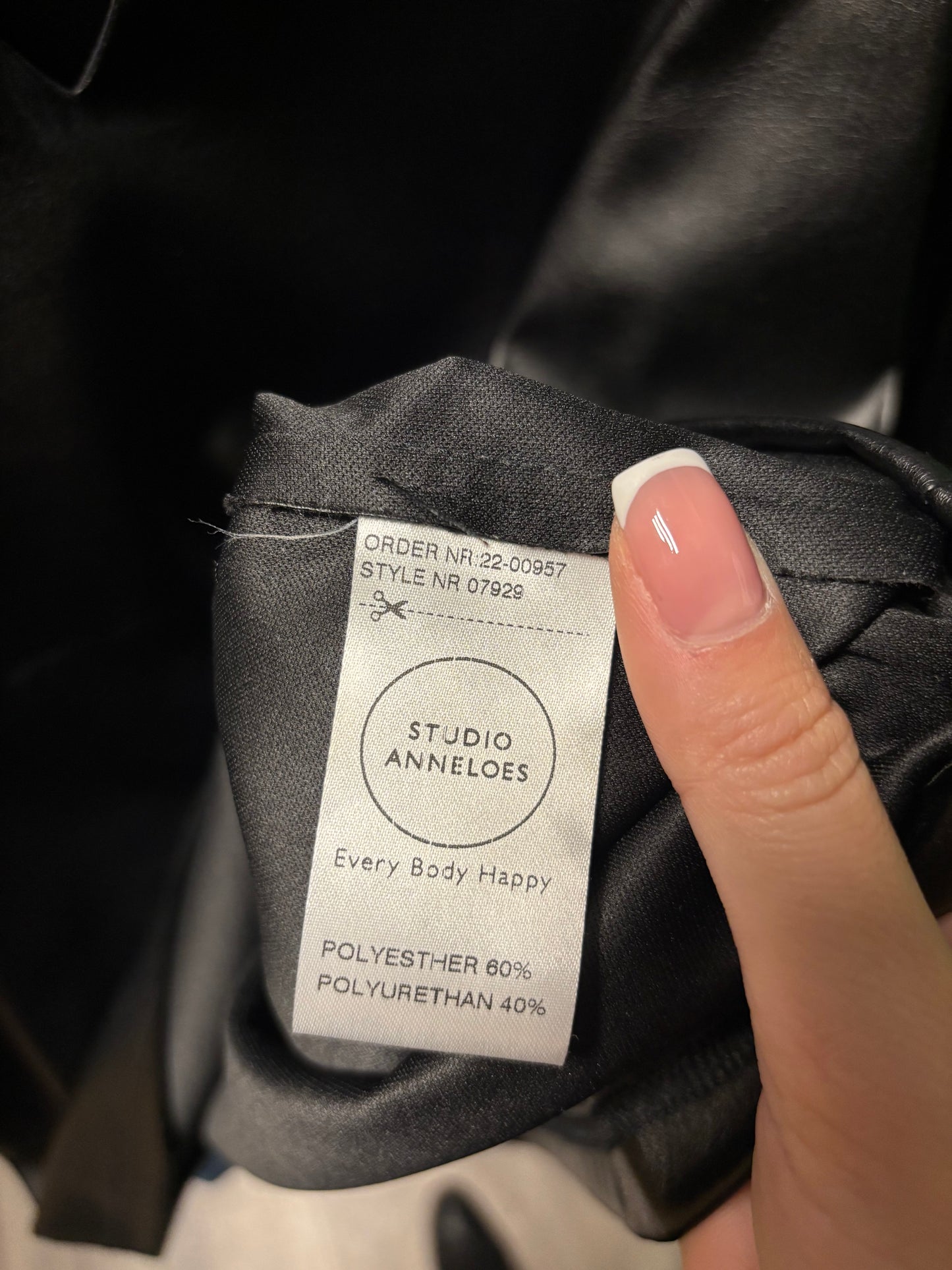 489-4 Studio Anneloes pu top maat M