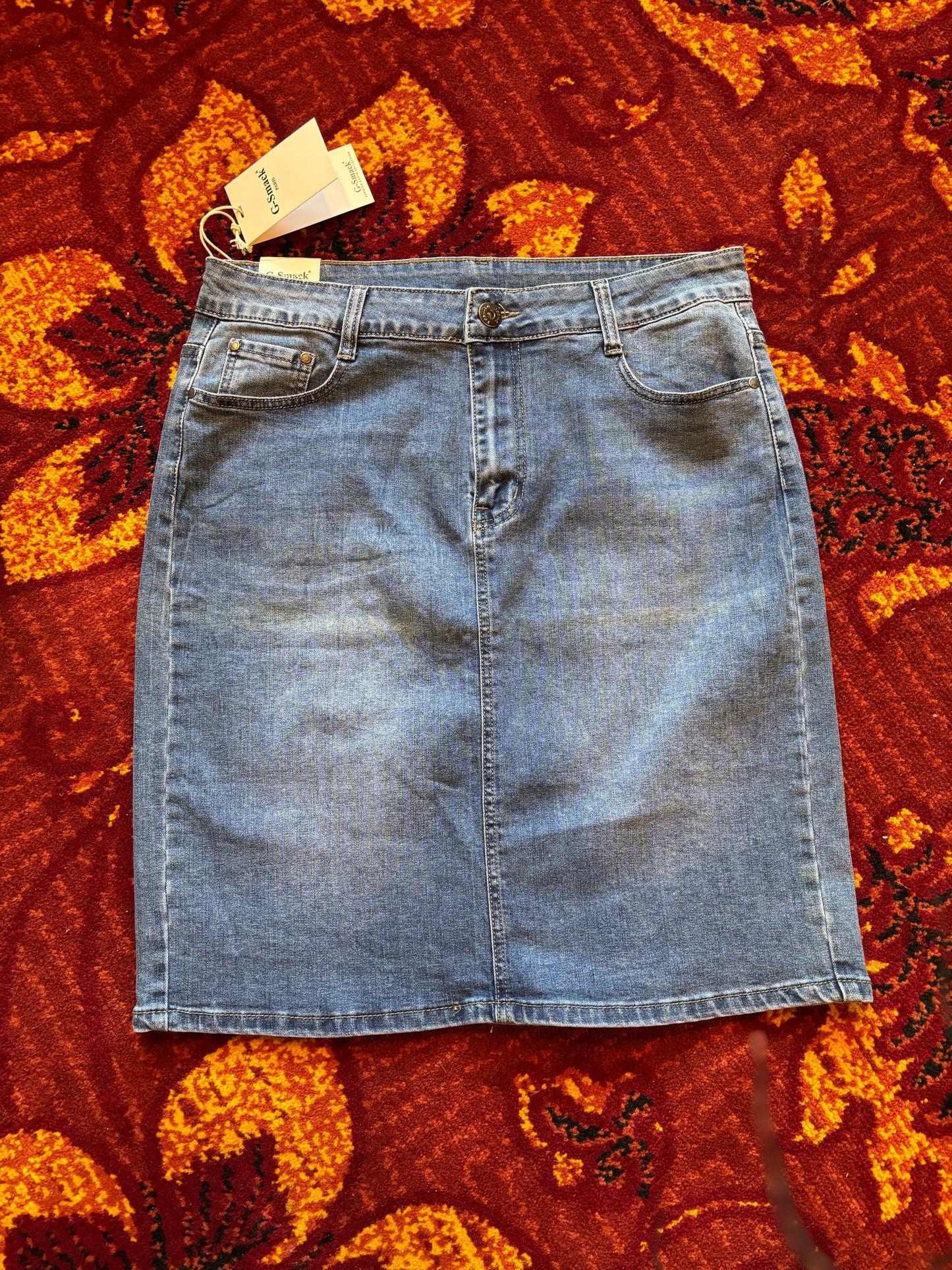 350-105 G-Smack denim skirt