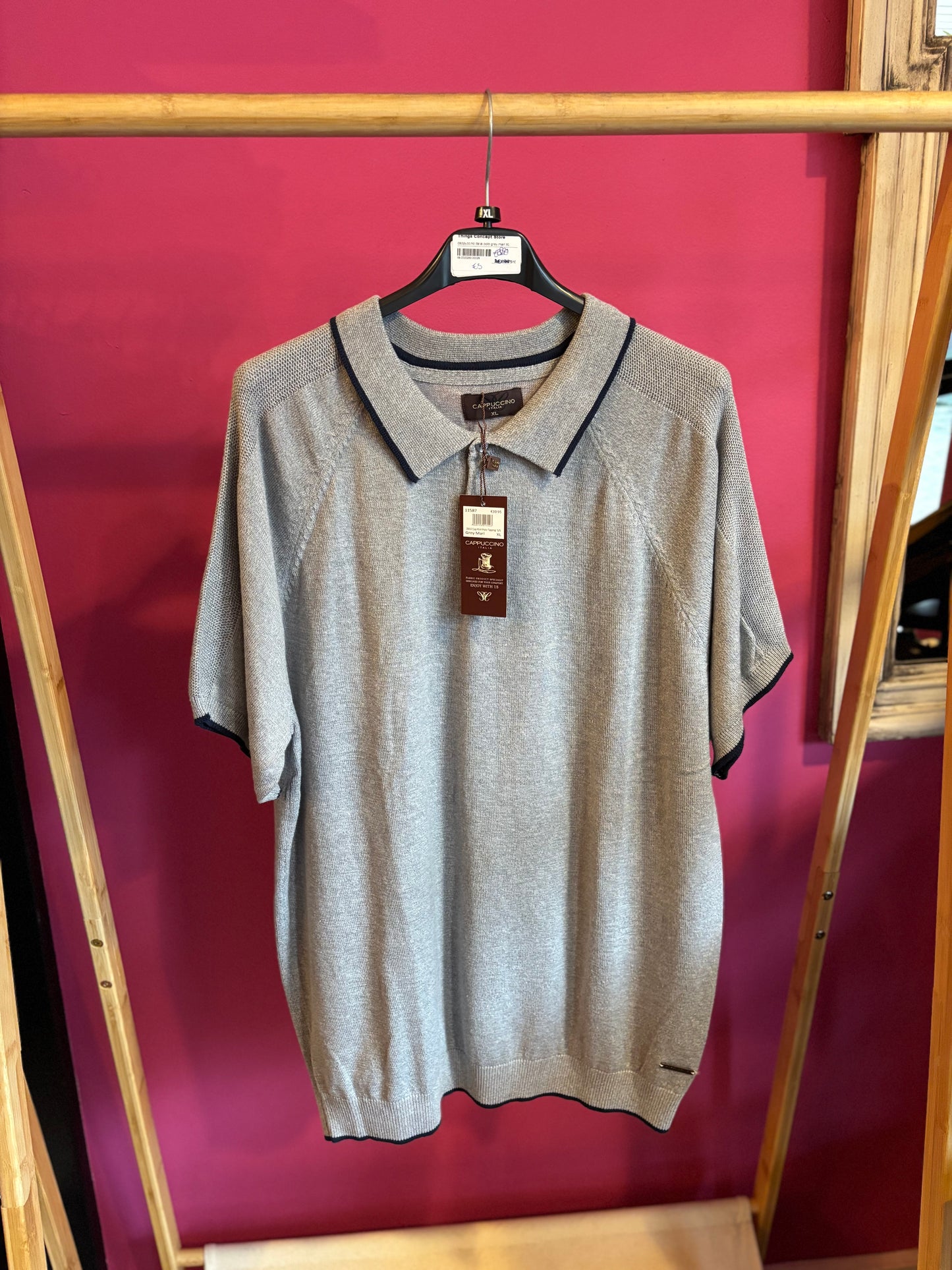 260-29 Polo cappuccino gris