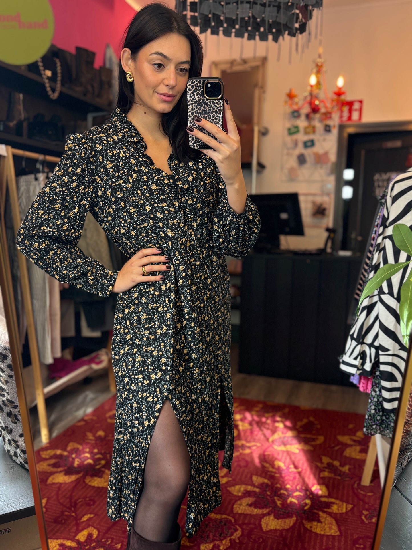 472-16 Lofty Manner jurk maat L