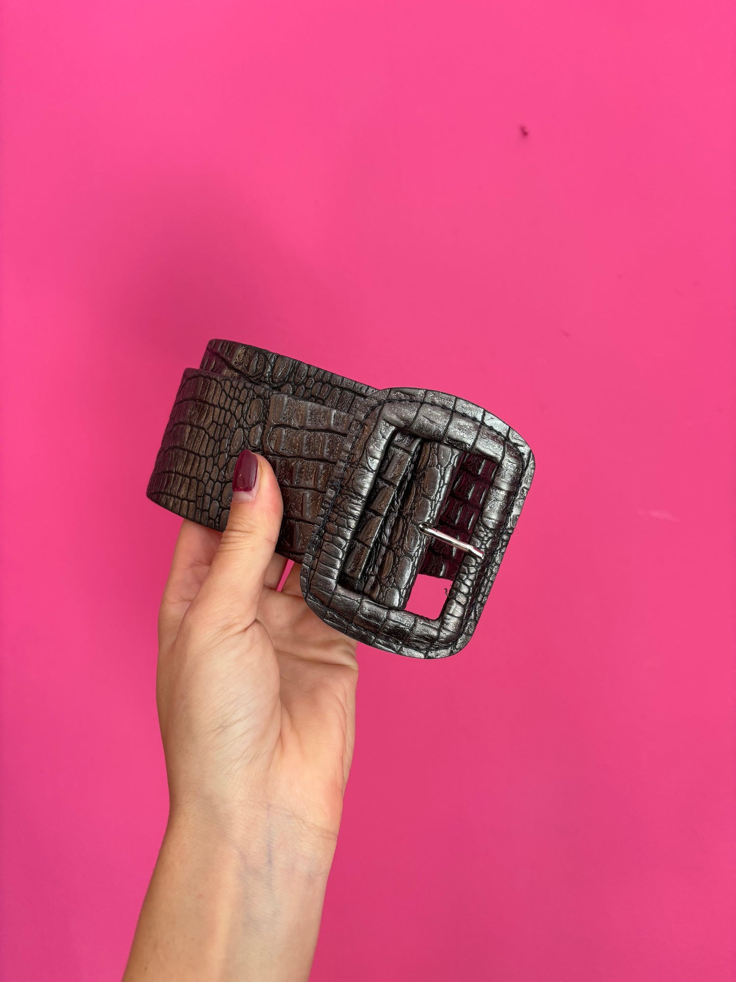 176- Riem croco breed maat 95