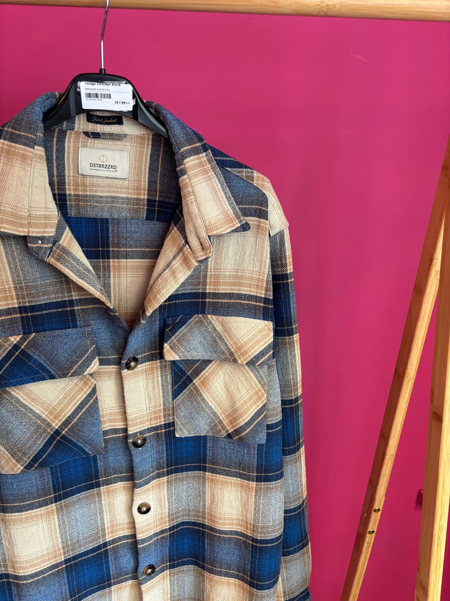 481-1 Dstrezzed overhemd maat L