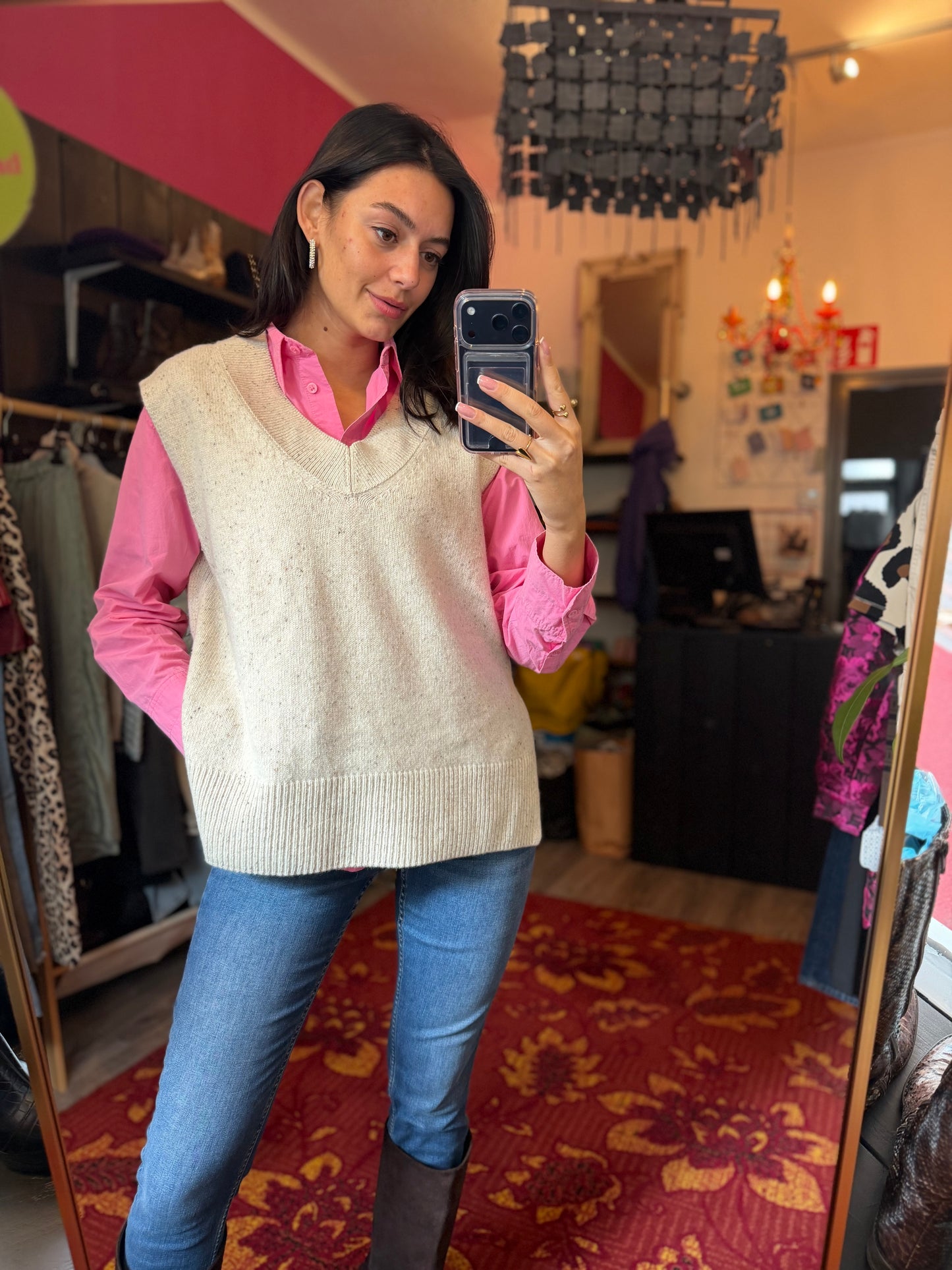 492-5 Marc O’Polo gilet wol maat XL