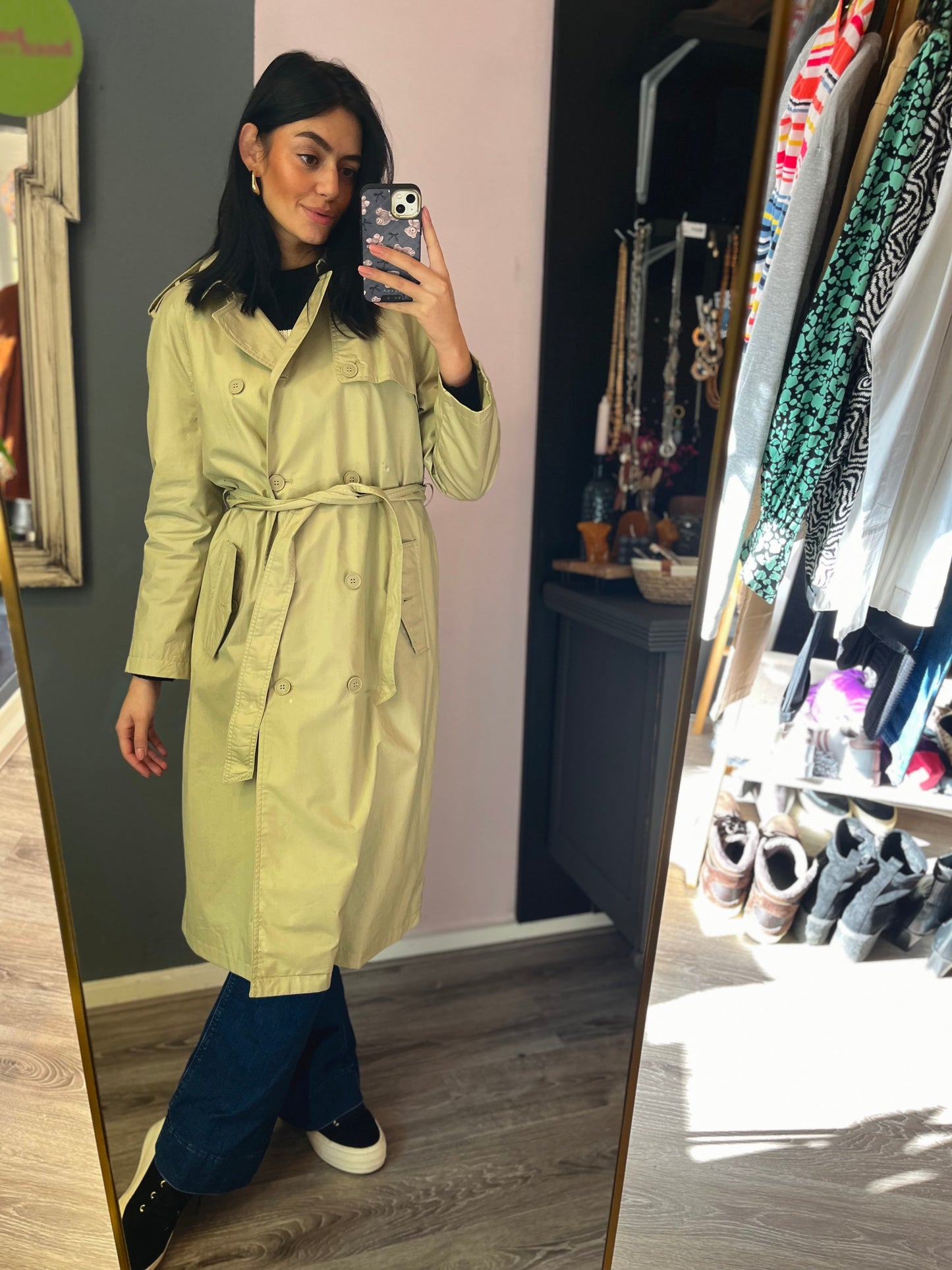 273-5 Laetitia Ivanez X Galeries Lafayette trenchcoat maat 42