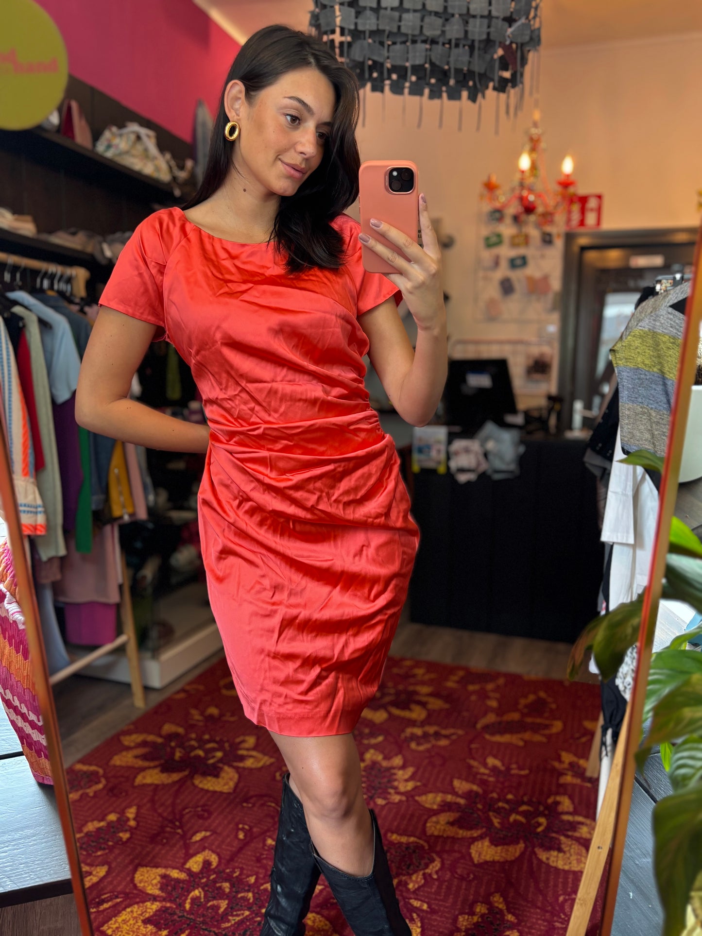 31-83 Marccain dress coral size 42