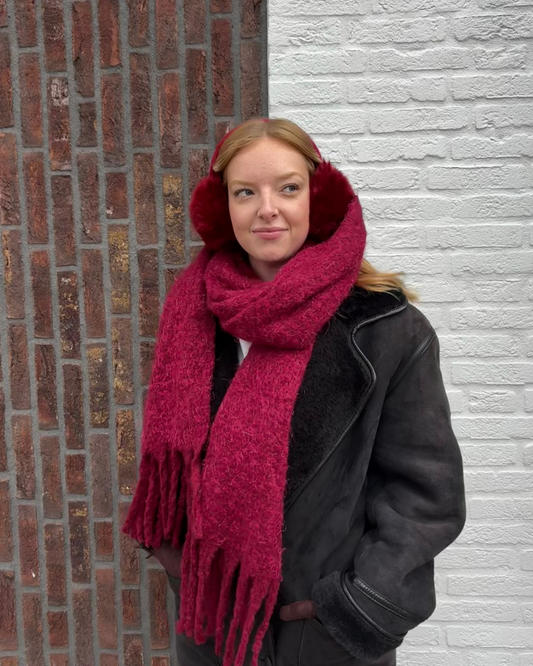 sjaal rood