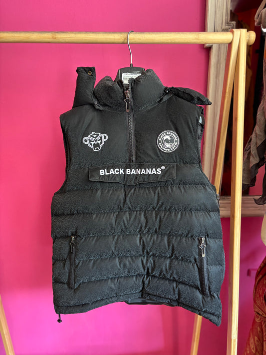 93-76 Black Bananas bodywarmer maat S