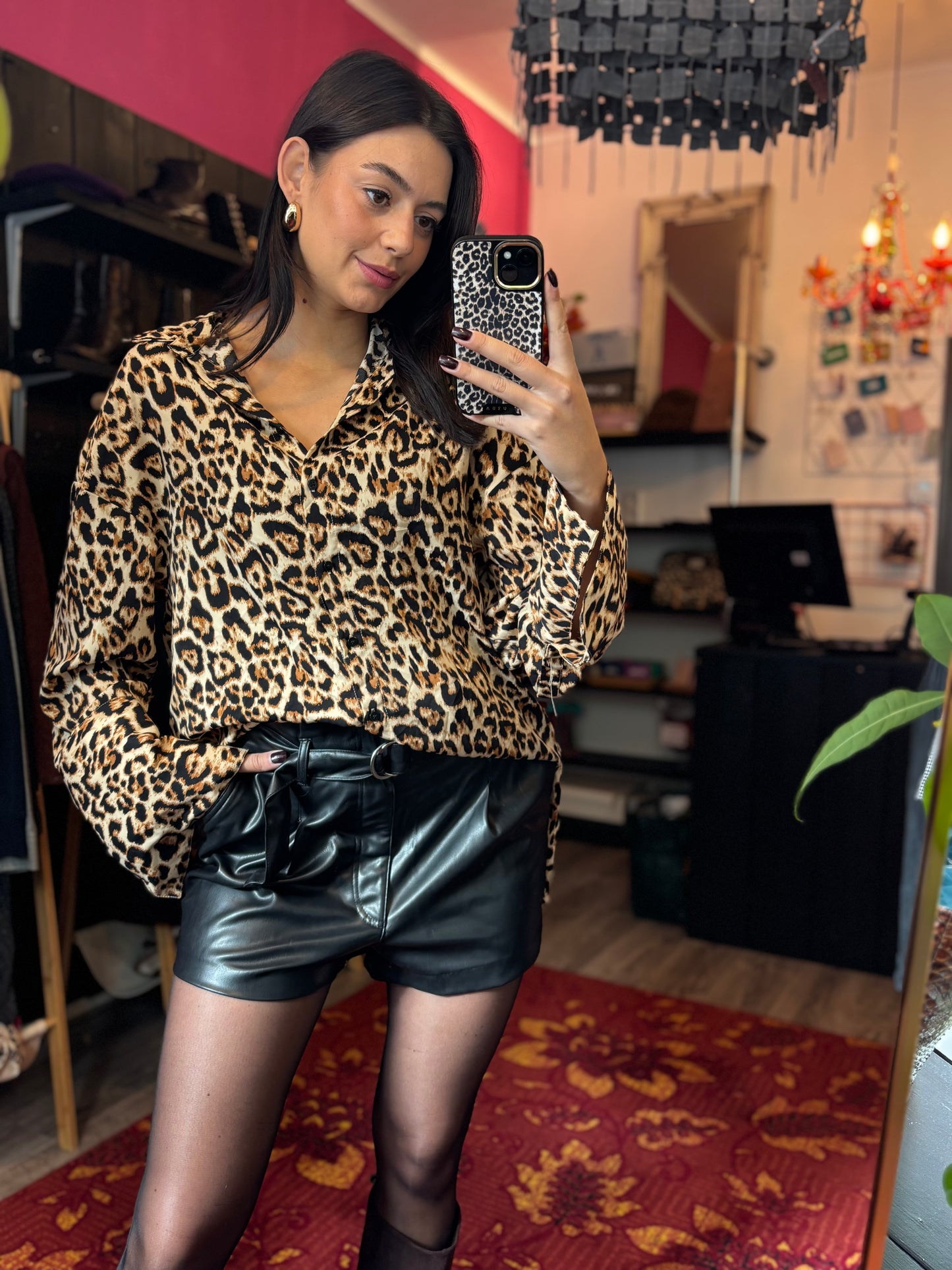 400-144 Loavies blouse oversized maat S