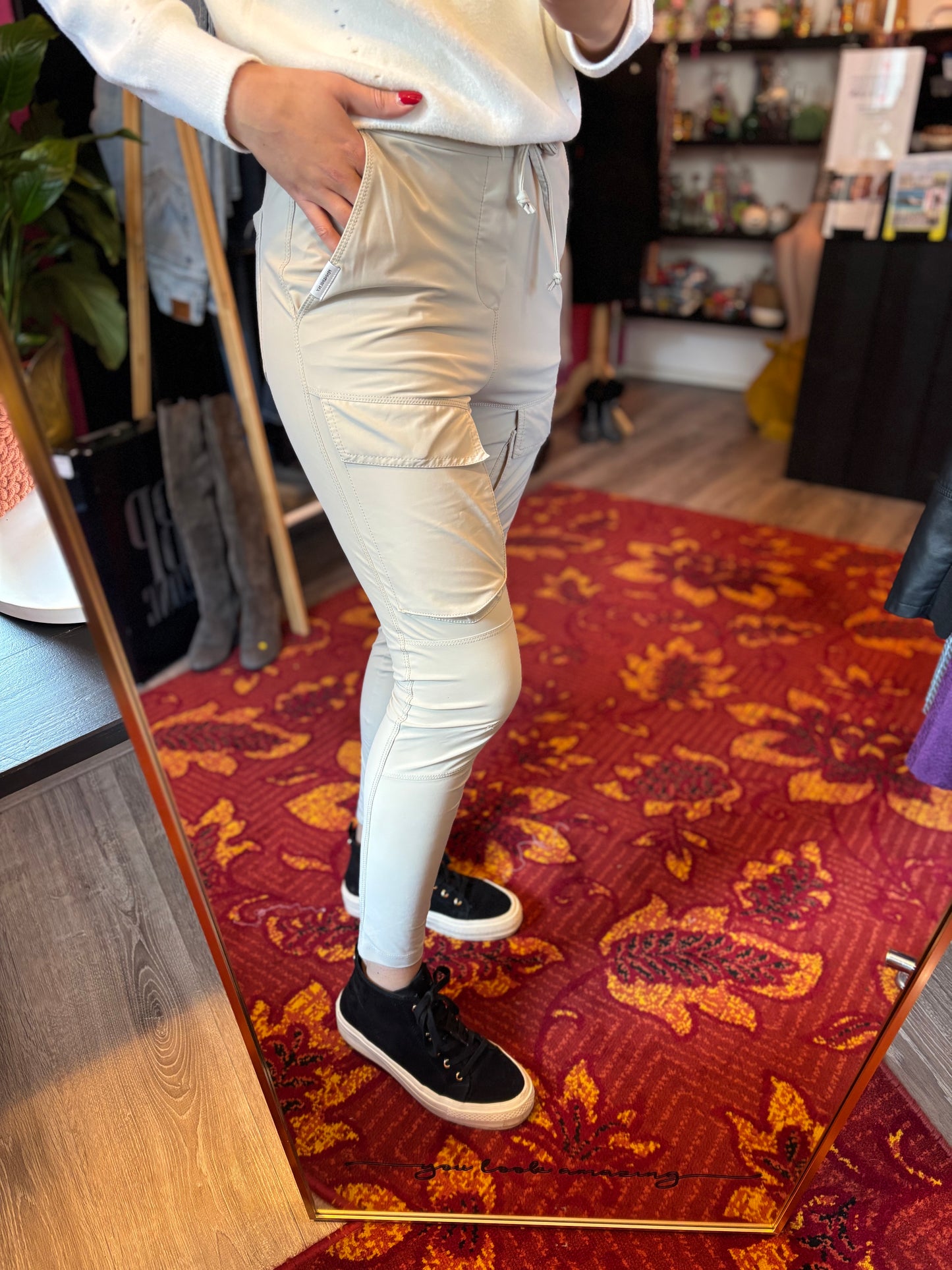 364-43 Penn&Ink NY travelstof broek maat 34