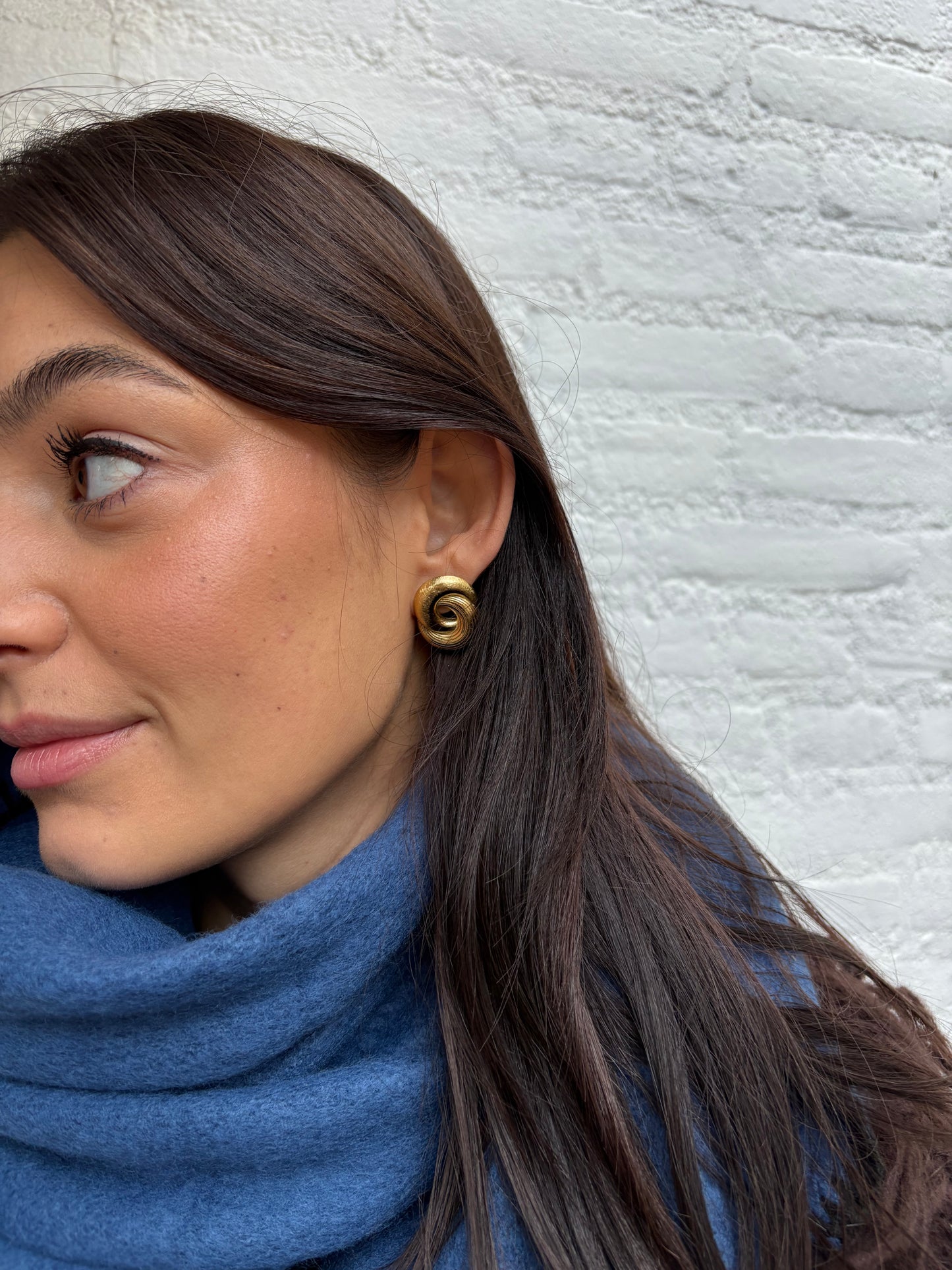 Oorbellen twist goud